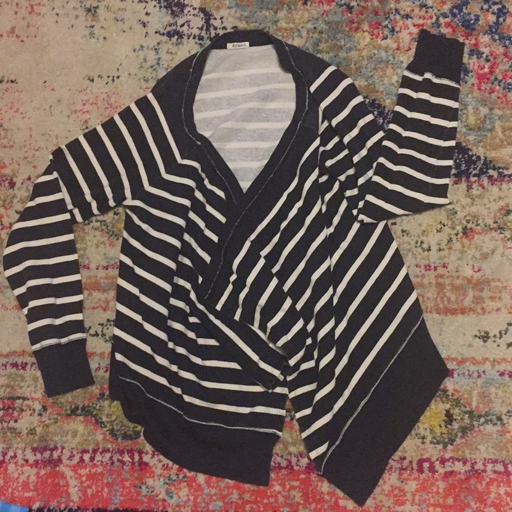 dylan Striped Wrap Sz Medium